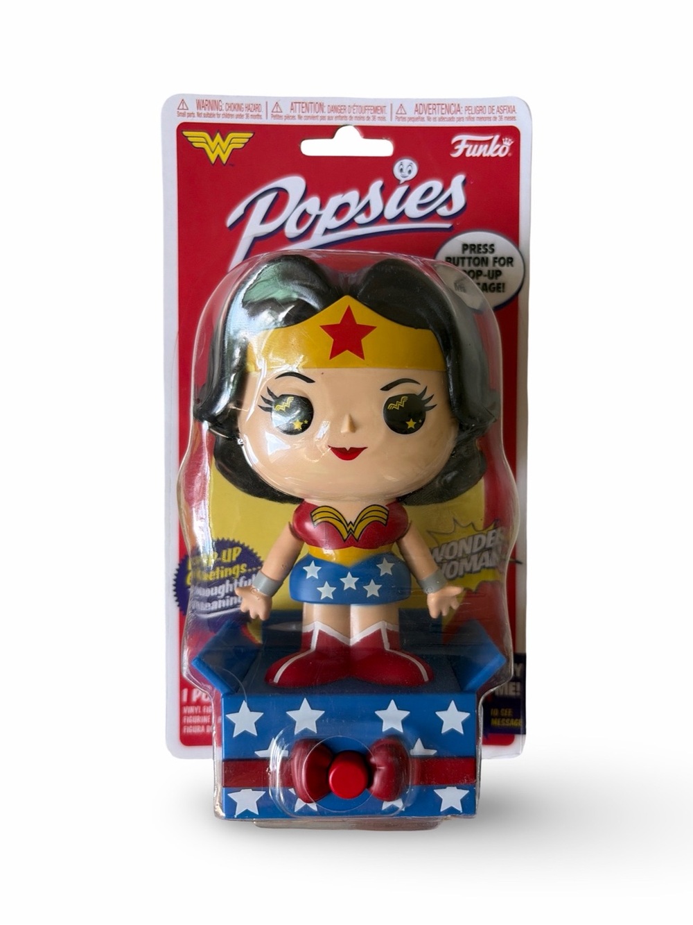 Funko Popsies Wonder Woman Figure - Red, Blue, Yellow NWT